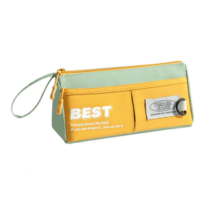 Large Capacity Pencil Case Spacious Compartments Multifunctional Pen Pencil Pouches with Zippers Storage Bag for Student