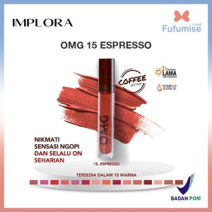 OMG Oh My Glam Matte Kiss Lip Cream 3.5g ( lipstick lipstik lipcream ) halal Oh My Glow (BPOM)