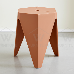 Wfurniture Nordic Style Dining Chair Plastic Stool Cafe Chair Stool Chair Hexagon Chair Kerusi Bangku