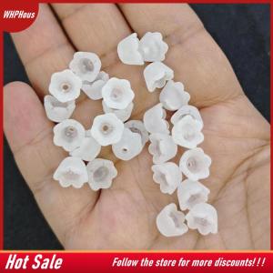 【COD】🔥🔥🔥 100pcs Transparent Acrylic Beads Tulip Flower Lily Of The Valley For Jewelry Making DIY Bracelet Necklace