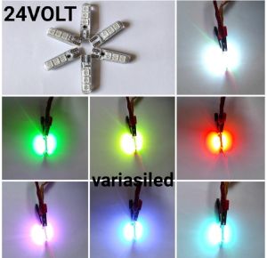 T10 24V RGB 7 WARNA 12V/24V: Lampu Dekorasi Ruangan yang Cantik
