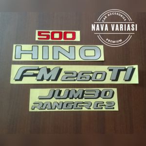 Full Set Stiker 500 Hino Jumbo Ranger Stiker FM 260 TI Jumbo Ranger E2