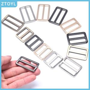 ZTOYL Rectangle Metal Tri Glide Backpack Strap Adjust Bag Buckle Webbing Slider Buckle