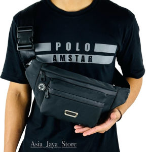 Tas Pria Waist Bag Tas Pinggang Selempang Pria Wanita Polo Amstar