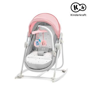 Ghế đa năng 5 in 1cho bé từ 0 tháng tuổi trở lên bằng đệm bọc Simili chân bằng thép KINDERKRAFT - UNIMO