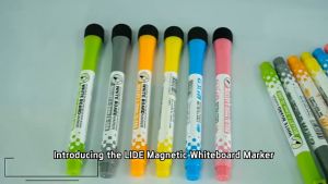 1 Set School Classroom Supplies Magnetic Erasable Whiteboard Pens Markers Dry Eraser Pages Childrens Drawing Pen Board Markers