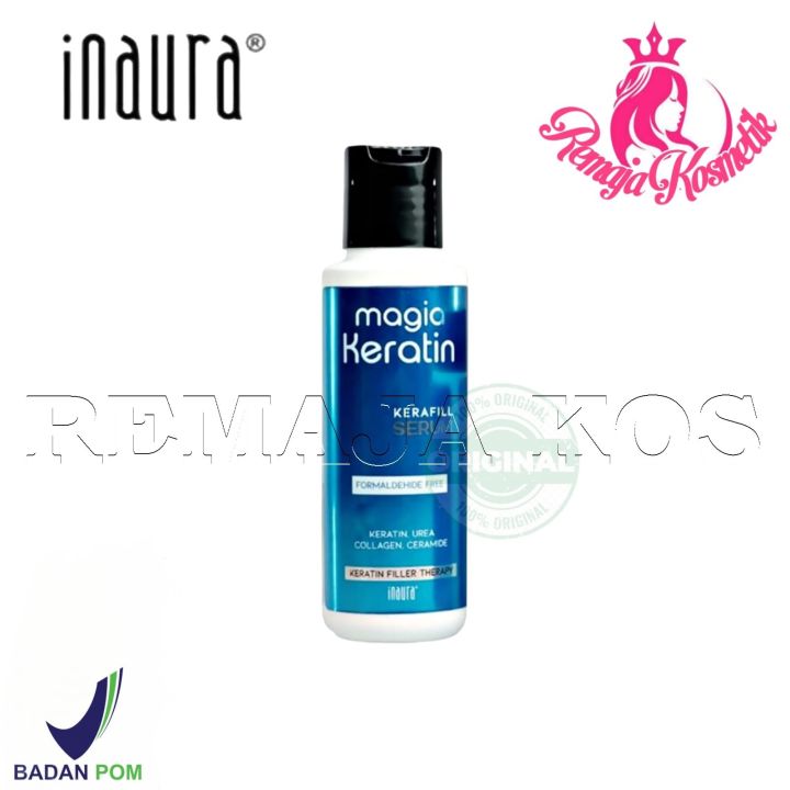 INAURA Magia Keratin Kerafill Serum 75ml Hair Vitamin Rambut Magic