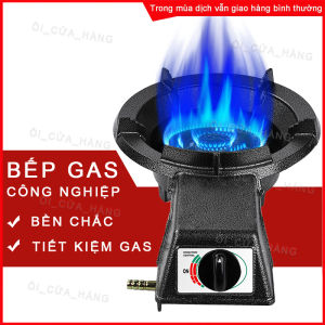 BẾP GAS ĐƠN CÔNG NGHIỆP - Đầu Đốt 135mm Lửa Mạnh Siêu Nhanh Tiết Kiệm Nhiên Liệu Khung Gang Chịu Nhiệt Cao Phù Cho Nhà Hàng Quán Ăn