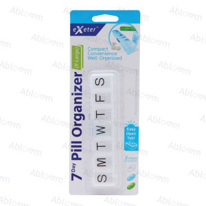 Exeter ตลับใส่ยา 7 วัน ตลับยา พกพา เอ็กซ์เตอร์ 7 Day Pill Box Pill Storage