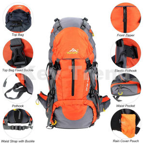 50L Sport Hiking Backpack Man Climbing Rucksack Woman Trekking Bag Pack Knapsack Nylon Waterproof Anti Scratch Anti Scratch for Camping Mountain Cycling Outdoor Kev Trend