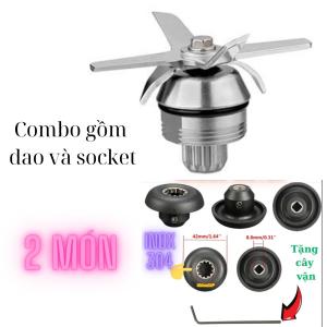 CỐI XAY SINH TỐ CÔNG NGHIỆP DUNG TÍCH 1.5 LÍT DAO XAY 6 LƯỠI INOX 304 SỬ DỤNG CHO MÁY JTC- OMNIBLEND
