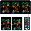 Compatible with LEGO Bộ đèn LED YEABRICKS cho 21318 Treehouse Phiên bản điều khiển từ xa. 