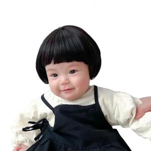 Fashion Cute Headwear 1-3 Years Kids Wig Hair Accessories Photograph Props Lovely Baby Girls Curly Wig Hat Hairpiece Cap