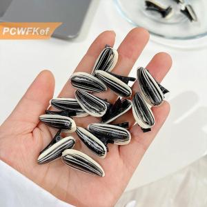 【PCWFKef】 Mới mô phỏng thực phẩm kẹp tóc cá tính sáng tạo hạt dưa barrettes Clip tóc vui thực phẩm hairgrips Thời Trang Phụ kiện tóc tóc pins