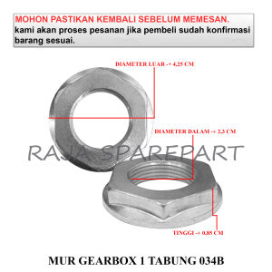 MG34B MUR GIRBOK / MUR GEARBOX MESIN CUCI / MUR GEARBOX 1 TABUNG 034B