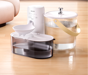 Auto pet fountain with sensor for cat dog puppy kitten