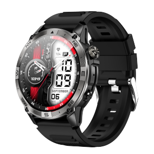 Rainbuvvy HK08 Smart Watch Amoled Screen Bluetooth Call Men Outdoor Sports Altitude Pressure GPS Motion Positioning Compass Smartwatch