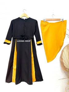 BAJU GAMIS MARWAH ANAK PEREMPUAN S M L XL