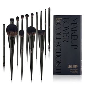 Jessup Makeup Brushes Set10-14pcs Make Up Brush Contour Foundation Powder Eyeshadow Highlight Blending Concealer Liner T336