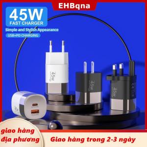 [COD] EHBqna 3PF Ship within 24 hours Pd45w sạc nhanh Loại C sạc nhanh USB sạc tường adapter cho Xiaomi Redmi iPhone Samsung sạc điện thoại di động