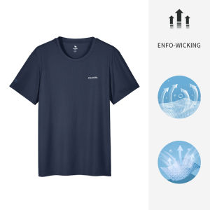 Cameljeans เสื้อยืดกีฬาผู้ชายใหม่เสื้อซับเหงื่อแห้งเร็วเสื้อกีฬาแขนสั้นหลวมเสื้อเชิ้ตใส่สบายฤดูร้อน