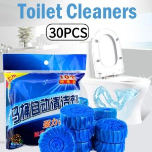 30pcs Blue Toilet Detergent Cleaner Jasmine Fragrance Toilet Cleaner Is Universal for Toilet Cleaning