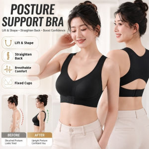 Seamless Bra Wireless Back Support Bra Posture Correction Invisible No Show Comfort Women Seamless Underwear