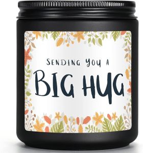 Lavender Scented Candle Gifts for Women Unique Friendship Gift for Best Friend BFF Bestie Personalized Birthday Christmas Presents for Mothers Sister Men Female Coworker 2.8*2.8*3.7 inches