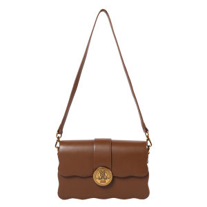 Disney Limited Minnie Mouse Premium Women Wave Leather Shoulder Bag Cute Crossbody with Magnetic Closure Scratch-Resistant & Spacious Design