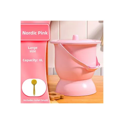 【Popular choice】 And Elderly Night Urinal Bowl with Lid Bedroom Use Childrens Toilet Training Seat Pregnant Women Urinal Bucket