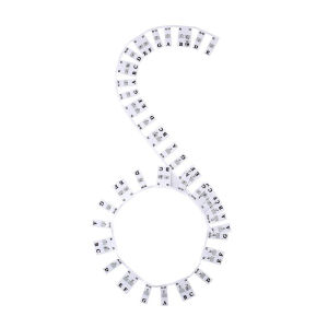 Piano Key Sticker for 88 Keys Detachable Silicone Piano Notes Guide