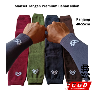 RAXEN Manset Tangan Olahraga Premium Bahan 100% Nilon / Handsock Sport Outdoor