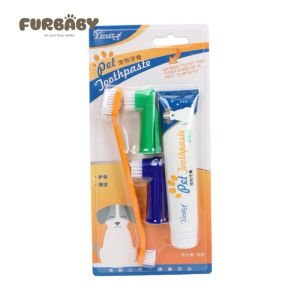Sikat Gigi Dan Pasta Gigi Hewan | 1 Set Perawatan Mulut Hewan Peliharaan 4in1
