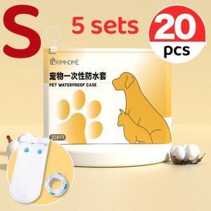 Pet Disposable Shoe Cover Dustproof Waterproof Go Out Anti-dirty Non-slip Dog Foot Cover Disposable for Walking