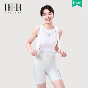 LAMEDA New Bicycle Cycling Pants Spring Summer Women Sunscreen Anti UV UPF50+ Bicycle Bib Shorts Overall Long Distance High-density Pants Padding Comfortable Breathable Bike Riding Pants Xinyue Ⅱ