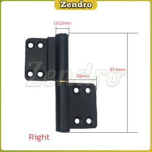 ZEO Lift-Off Hinges Flag Hinges Black Door Hinge Removable Flag Hinges