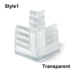 FUDESHE 4PCS ที่รัก โต๊ะ ความปลอดภัย ตัวป้องกันมุมโต๊ะ แถบป้องกันการชนกัน การป้องกันขอบ ยามเข้ามุม