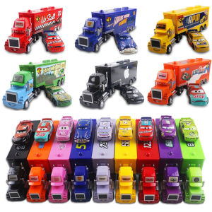 Cars Childrens Toys Mcqueen 95 Container Alloy Car Models