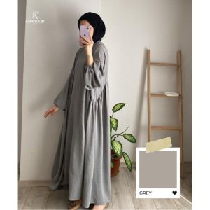 Haura Dress Pakaian Wanita Muslim Terbaru by Azzahra