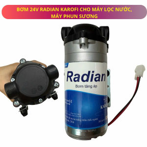 BƠM RADIAN KAROFI 24V - Dùng cho máy lọc nước máy phun sương