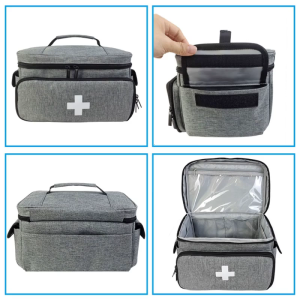 Large-Capacity Box Layered Household First Aid Kits Boxes Cabinet Portable Fabric Storage Bag
