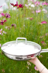 Chảo Inox KARLIN 4 Đáy Chảo KARLIN P4 Thương Hiệu Đức