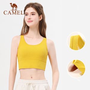 Áo ngực nữ Quần tập Yoga thoải mái chống sốc tập luyện thể thao Camel