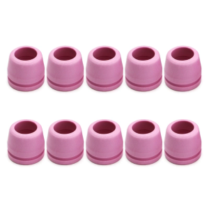 10Pieces SG-55 AG-60 Plasma Shroud Shielding Ceramic Cups Fit for SG55 AG-60 WSD-60 Plasma Cutters Torch Nozzle Replace