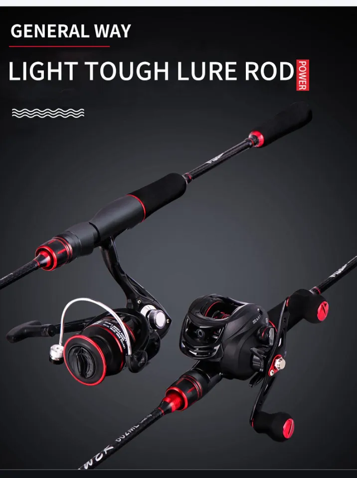 COD】Pipeliness ML high lure fishing rod carbon fiber lighter and