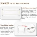 【Local shipment】Adjustable Reciprocal Walker Adult Walker Adjustable Lightweight Foldable Walker For Elderly Adult Adjustable Lightweight Foldable Stainless Steel Multi-functional Crutches Canes Toilet Armrest Health Accessories Lower Limb Training. 
