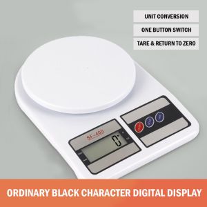 High Precision Digital Kitchen Weighing Scale Electronic Measuring Portable Baking LCD Display