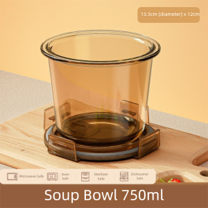 BESTITIT Lò vi sóng Hộp cơm thủy tinh Đã niêm phong Chịu nhiệt Hộp Salad Trái Cây Rau củ Hộp Bento Nhân viên văn phòng