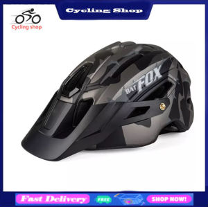 Bicycle Helmet Mountain Bike Integrated Riding Safety Helmet With Warning Light Fox helmet