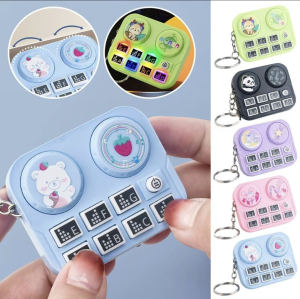 ✅100% Original Jcam Creative Mini DJ Machine Music Keychain Students Bag Pendant Keyring